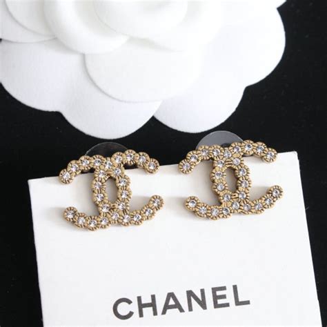 chanel replica earings|small chanel inspired earrings.